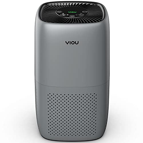 YIOU Purificatore d'aria per la casa, grande spazio, fino a 547 metri quadrati, filtro HEPA originale H13 per allergie, animali domestici, fumatori, blocco filtro aria intelligente con 24 dB