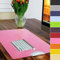 Sous-main de bureau - Avec revêtement antidérapant - Idéal pour une utilisation au bureau ou à domicile - Disponible dans des nombreuses couleurs - 65 x 50 cm - Rose