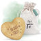 LOViLEE Du bist toll - Handschmeichler Holz Glücksbringer Prüfung - Holz Herz inkl. Geschenkbeutel & Grußkartenset - Mutmacher Geschenk, Schutzengel Geschenk, Gute Besserung Geschenke Frauen