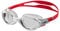 Speedo Unisex Erwachsene Biofuse 2.0 Schwimmbrille | Patentierte einfache Anpassung | Anti-Beschlag | Wasserdicht | Verbesserter Komfort Schwimmbrille, Fed Red/Silber/Clear, Einheitsgröße