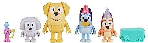 Bluey 17558 Figura 4PK Pass The Parcel, Multicolor