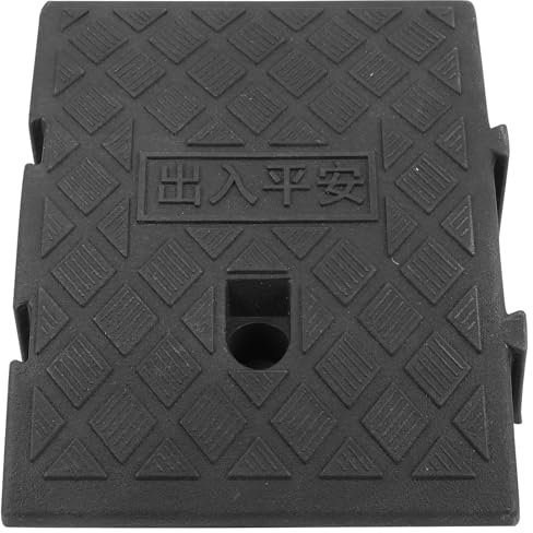 Holibanna Rubber Kerb Ramps Portable Threshold Ramps With Anti Slip Grip Heavy Duty Curb Ramps for Wheelchairs Doorways Cars Vehicles