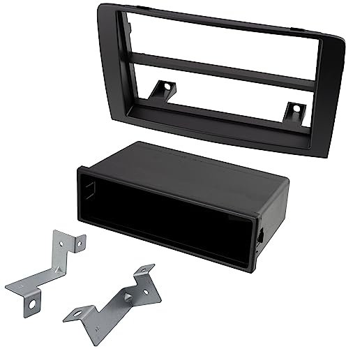 AERZETIX – C11556 – Rahmen/Front/Adapter 2 ISO für autoradio – aus Kunststoff – kompatibel mit FIAT Idea, Musa