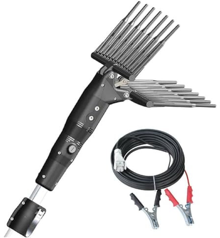 Crisalide® - Minelli OlivGreen A3 Scuotitore Raccogli Olive Abbacchiatore Scuotiolive a Batteria - Nero