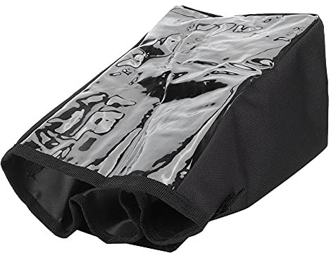 Power Controller Protection Waterproof Cover for Electric Wheelchair Control Panel, Clear Powerchair Weather Cover, Mobility Scooter Storage Arm Joystick Protector (Black)