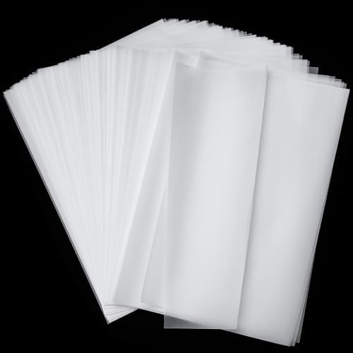 100 Blatt 53g/㎡ Transparentpapier Weiß, A4 Schnittmusterpapier Pergamentpapier zum Basteln Architektenpapier Transparentes Tracing Paper Pauspapier für Studenten Architekten DIY Basteln