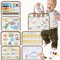 hahaland Busy Board für Kleinkinder 3 4 5 6 Jahre mit Dinosaurier Thema,Activity Board Montessori Spielzeug ab 3 4 5 6 Jahre mit Zeichenbrett,Motorik & Sensorik Quiet Book, Geschenk für Jungen Mädchen