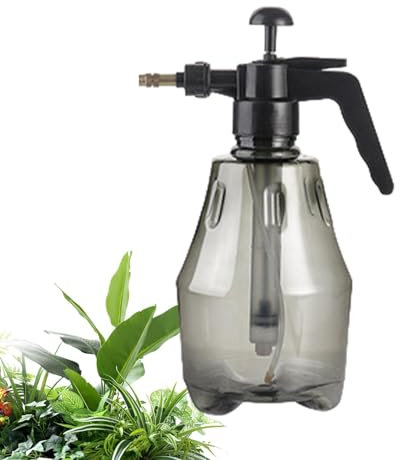 Regadera a presión, pulverizador de agua de jardín, botella de spray de niebla de hierbas, rociador recargable con boquilla ajustable, recipiente de presión de bomba de niebla fina, botellas de niebla