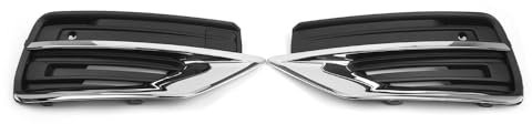 Shkalacar Links Vorne Unten Stoßstange Gitter, ABS Nebel Lampe Grille kompatibel mit Volvo XC90 2020- AB FACELIFT MODELLE(GZ.D205DL+GZ.D205DR)