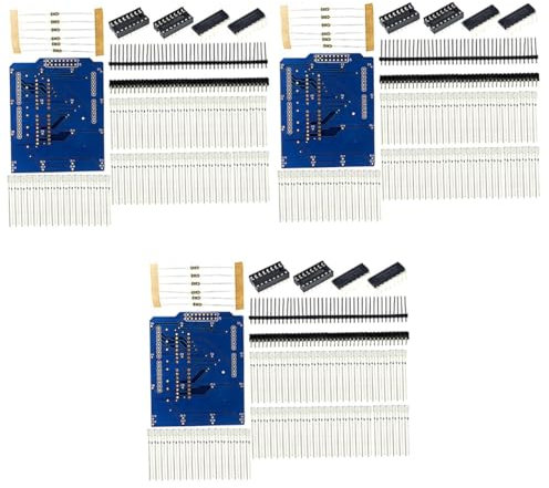 HOMSFOU 3sätze Blau Würfel Lampe Elektronik Bausatz Für Kreative Projekte Einfache Montage Für Bastler Und Geschenkideen Leuchtende Effekte Für Jedes Zuhause