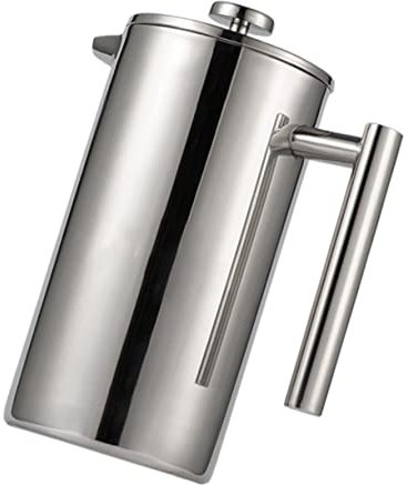 Ciieeo Cafetera De Acero Inoxidable 350 Ml Para Café Té Leche Diseño Elegante