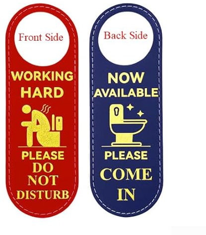 Funktionales Türschild für Kliniken und Büros, doppelseitiges Design mit Störungsschildern