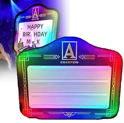 VIP Bottle Service Sign Display Lights, Light Box Sign with Letters Numbers, Hand Led Letter Bottle Presenter,Happy Birthday,Changeable Letters VIP Service for Club Party Bar