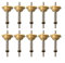 Gas Boiler Water Connection Valve Thimble Set of 10 for Home Appliance Use (12mm)
