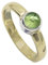 SILVERTROVE Prehnit-Edelstein- Sterling silber Und Messing Band Ring für Männer und Frauen in allen Größen Schmuck CRG1094CH29_(75 (23.9))
