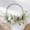 LOMOHOO Türkranz Sommer 25cm Künstliche Blumenkranz Grün für Außen Fenster Wandkranz Haustür Deko Für Wohnzimmer Hochzeit Frühling Ganzjährig