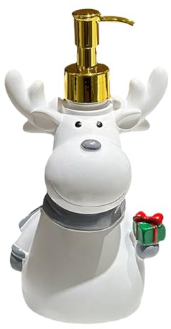 Seifenspender Weihnachten, Cute Rentier Seifenspender Bad Küche, Elch Spülmittelspender, Soap Dispenser Weihnachtsdeko