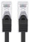 15m - schwarz - 1 Stück CAT.7 Netzwerkkabel Sftp (Rohkabel) Patchkabel (SET) 10000Mbit/s - 500 MHz konfektioniert mit 2 RJ45 Stecker Cat6a