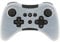 Silikon-Schutzhülle für Wii U Pro Controller, Gummi, Ganzkörperschutz (transparent)