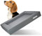 dogsfavorite Hunde-Bett - waschbares Hundekörbchen - hochwertiges Hundesofa - gelenkschonendes Hundekissen - robuste Hundematte - Hundekorb - Gr. L 110 x 90cm - grau
