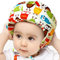 IULONEE Baby Helm Kopfschutz Kleinkind Schutzhut Baumwolle Verstellbarer Sicherheitshelm(Eule Gelb)
