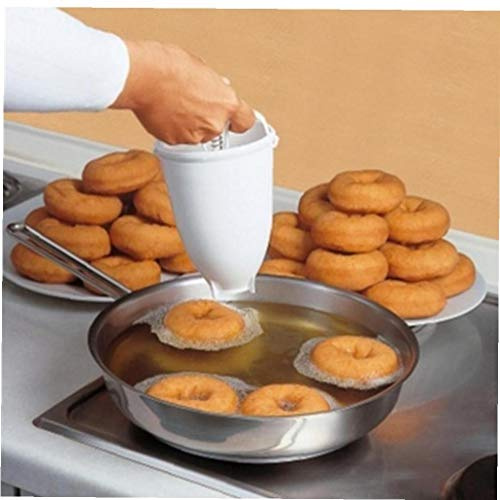 Fabricante del Buñuelo Plástico Dona Máquina Moldea DIY Herramienta De La Cocina De Repostería para Hornear Making (18x 10 X 10 Cm)