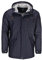 Dry Fashion Herren Regenjacke Bergen - Herrenjacke Regenmantel Männer Jacke Gefüttert Winddicht Wasserdicht in Navy Größe 5XL