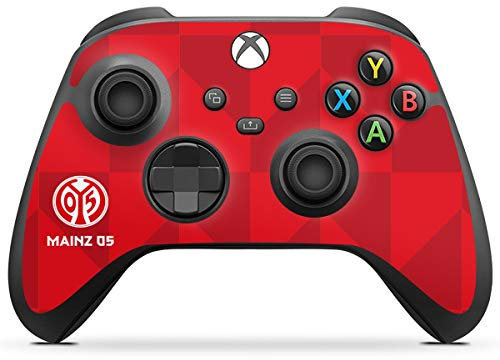 DeinDesign Skin kompatibel mit Microsoft Xbox Series X Controller Folie Sticker Mainz 05 Offizielles Lizenzprodukt Fanartikel