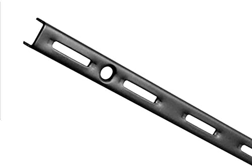 Element System Wandschiene 1-reihig H 1000 mm schwarzmatt Classic 50 Schiene 10000-00136 Wandregal Regal Schiene