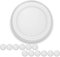 Xilmark Couvercles Yaourt La Fermière 67 (Compatible) Capsules de OUI mm Bouchons Réutilisables Couvercle Pot Couverclepot verre (Pack 12 Und) t67