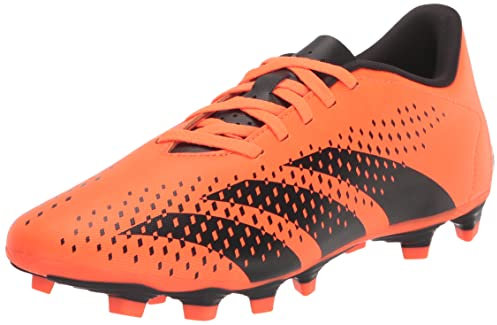 adidas Unisex Accuracy.4 Flexible Ground Sneaker, Team Solar Orange/Black/Black, 5 Women/4 Men