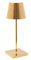 Zafferano Poldina Pro Mini Kabellose LED-Lampe, Akku,Touch-Dimmer,Verwendung im Innenbereich,Höhe 30cm,mehreren USB-Ladegeräten Goldglänzender galvanischer,LD0320O3X1,H 30 cm/Fußdurchmesser 11 cm