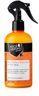 REAL NATURA - Bi-Phase Spray Pro-Cachos Definidos 300ml - Unisex - Für perfekt definierte und hydratisierte Locken