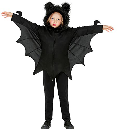 W WIDMANN MILANO Party Fashion - Costume enfant chauve-souris, animal voltigeur, vampire, Costumes de carnaval, Halloween