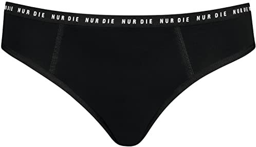 NUR DIE Doppelpack Alles Geregelt Slip stark - schwarz - Größe 40-42