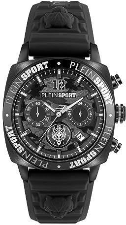 Philipp Plein Herrenuhr Chronograph Wildcat Schwarz PSGBA0523