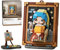 MEIEST Mini Bloc Mignon Ensemble de modèles de Peinture 3D, Simulation de Particules Diorama Collection de Construction Blocs Jouets, décoration de la Maison (Perles Boucles d'oreilles Fille)