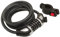 Sterling 1018C 10mm 1.8m Combination Locking Security Cable, Black