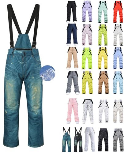 Skihose Damen - Skianzug Schneehose Damen Winter Wasserdicht Herren Snowboardhose Skihose 48 50 Mädchen Große Größen Frauen L Skijacke Und Hose High Waist 40