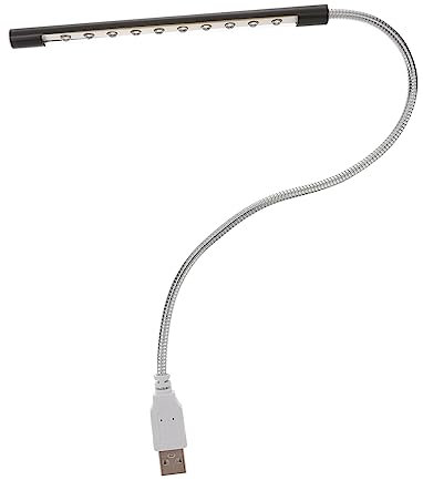 KONTONTY Lamp Night Light 10 Led Strip Touch Switch Laptop and Keyboard Illumination Energy Saving