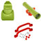 Perfeclan Kinder Spielplatz Ausrüstung Zubehör Outdoor Playset Piraten Teleskop Sicherheit Griffe Schaukel Anhänge für Hinterhof Klettergerüst, #I