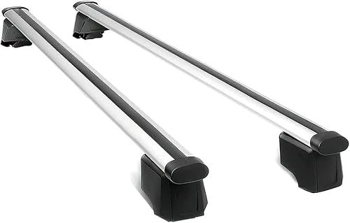 dvsdfbvb Auto DachträGer für AU-DI Q5 2009-2016, Universal Diebstahl Mit SchlöSsern Einstellbar Querbalken GepäCkträGer Auto Zubehör