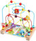 Pokronc Wooden Bead Maze Toys | Toddler Bead Maze Toy | Wooden Roller Coaster Beads | Colorful Beads Maze | Montesori Bead Maze Toy | Wooden Wire Maze Toy For Sensory Educational Learning Toys