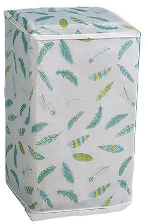 Housse Pour Lave-Linge Housse de protection solaire PEVA for Machine à laver, 2 pièces, étui étanche, veste de protection for Machine à laver, ouverture sur le dessus Pour Un Usage Domestique(Top cove