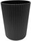 Sinoba Papierkorb ANX Mülleimer Abfalleimer Papiereimer aus stabilem Kunststoff ideal für Kinderzimmer Büro Küche Höhe 27,8 cm 9L (Schwarz)