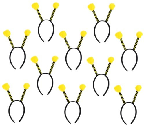 minkissy Lot De 10 -Têtes En Forme D'Abeille Pour Adulte Accessoires De Fête Décorations Pour Fête Accessoires Pour Femmes Déguisements Couvre-Chefs Tissu
