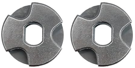 Professionelles 2-teiliges Kettensägen-Ritzel aus Edelstahl, passend für Elektrowerkzeuge mit 10 mm und 12 mm Bohrungen