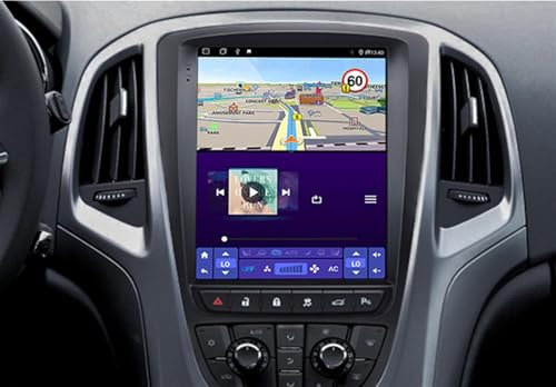 Pizgear For Tesla, Style Android Auto 4G Wireless Carplay DSP Car Radio Multimedia Player, For Opel, ASTRA J 2009-2013 No 2din Car Multimedia Interface(WIFI (1G 16GB))