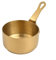 Compact Stainless Steel Saucepan Mini Milk Pot with Hanging Hole for Convenient Storage (金色S)