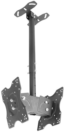 tv mounthang Smart tv Mount 2 Sided Ceiling TV Mount Bracket Tilt and Rotatable TV Stand Telescoping Ceiling TV Mount for TVs 20-32 Inches Max Weight,One Color